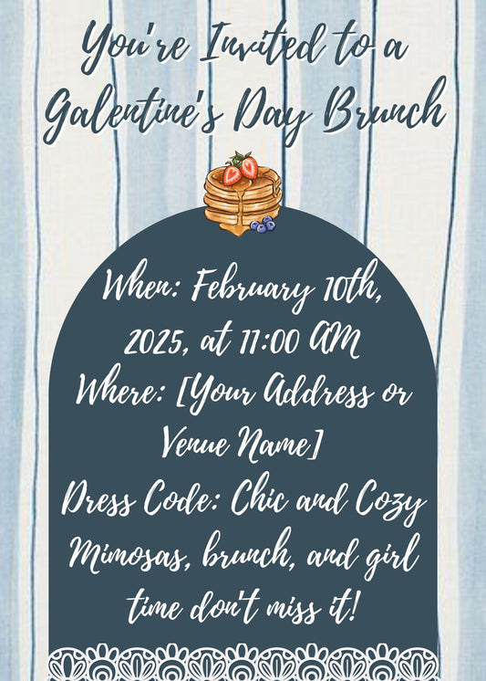 Galentine’s Day Brunch Digital Invitation