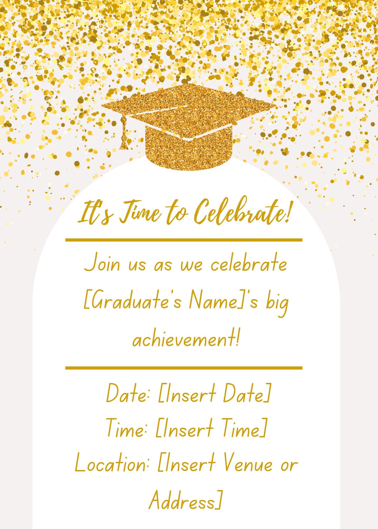 Graduation Party Digital Invitation